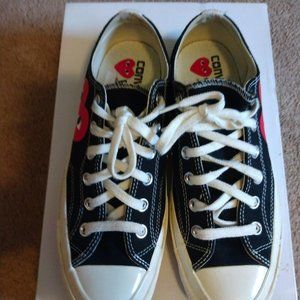 Unisex Commes Des Garcons Converse in Black